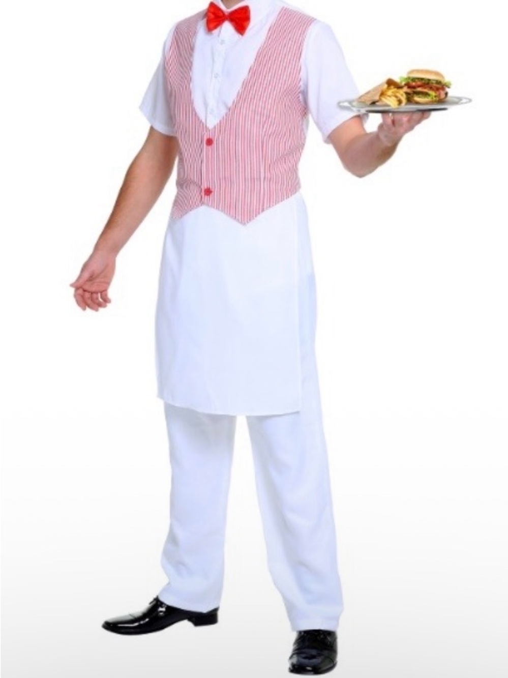 50’s Car Hop Server Men’s Costume Cosplay